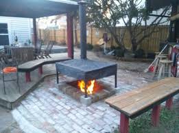 Chimney Over The Firepit Fire Pit