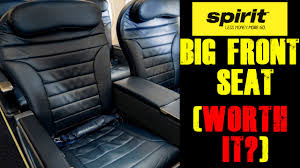why the spirit airlines big front seat