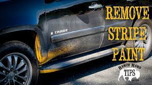 Remove Road Paint From Vehicle - YouTube