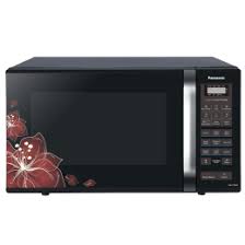 Microwaves — one small convenience in our life's way that ripples throughout the years with warmth and reliability. Buy Panasonic 23 Litres Convection Microwave Oven 360 Heat Wrap Nn Ct35lbfdg Black Floral Online Croma