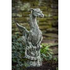 Cast Stone Large Dragon Outdoor Statue