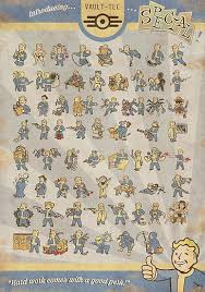 Vault Boy Fallout Perks Poster Medium 21 94 Fallout