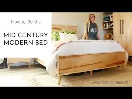 Diy Mid Century Modern Bed From Plywood