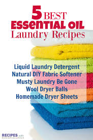 5 best essential oil laundry recipes