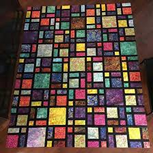 Quilting Land Batik S Stained Glass Quilt