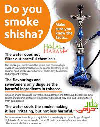 Tobacco based shisha is detrimental to health, addictive and is a means of wasting time and there's a misconception that shisha is not as bad for you as cigarettes, because the tobacco is. Hookah Facts Halal Or Haram