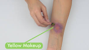 how to make a fake bruise with makeup