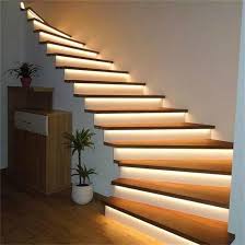 stair step side strip lighting