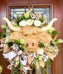 Highland Cow Wreath Highland Cow