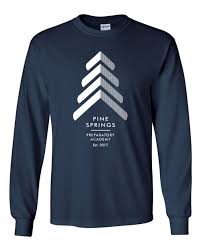 Pine Springs 100 Cotton Pre Shrunk Long Sleeve Tees Pine