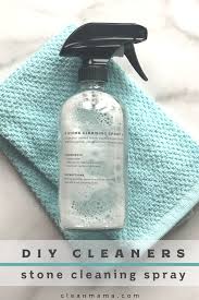 Natural stone cleaner we will start in the kitchen and kick things off with a natural stone cleaner and this is great those of you who have quartz, granite or marble countertops. Diy Cleaners Stone Cleaning Spray A Video Clean Mama