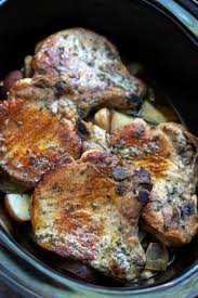 I bake these easy pork chops in the oven uncovered. Crockpot Ranch Pork Chops And Potatoes Wonkywonderful