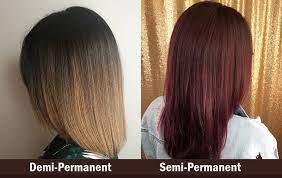 demi vs semi permanent hair color know