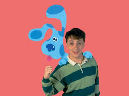 Blue is a puppy who puts her paw prints on three clues. Noggin Blue S Clues Meet The Characters