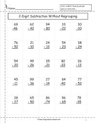 All these files are in pdf format and easily printable. Two Digit Subtraction With Borrowing Worksheets 99worksheets