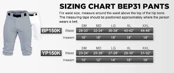 Prototypical Size Chart For Youth Under Armour Under Armour