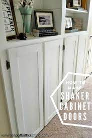 make shaker cabinet doors