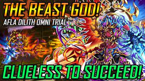 Brave frontier trial 006 vs afla dilith re challenge having fun with hadaron fast clear. Clueless To Succeed My 1st Clear On The Beast God Afla Dilith Omni Trial Youtube