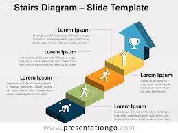 Stairs Diagram For Powerpoint Presentationgo Com