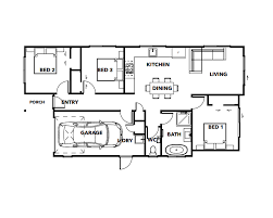 St Martin 3 Bedroom Plan 102m2