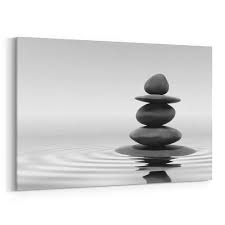 Zen Stones Canvas Print Zen Stones Wall