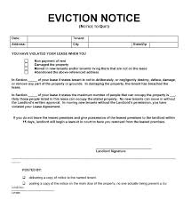 3 Day Notice Form Simple Eviction Notice Example 3 Day Form