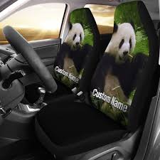 Panda Bear Car Seat Covers Set Of 2