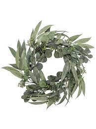 Vita Domi 24 Mixed Eucalyptus Decorative Wreath (VTD-ABF-XX2050): Buy  Online at Best Price in UAE - Amazon.ae