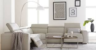 Nevio 115 3 Pc Leather Sectional Sofa