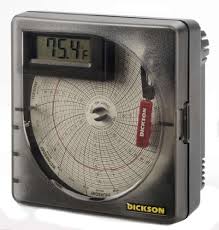 Dickson Sl4350 Temperature Chart Recorder With Digital