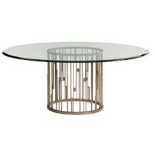 Rendezvous 60 Round Glass Dining Table