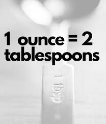 many ounces in a tablespoon tbsp to oz