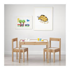 Quality exporter of children table and chair set. Ikea Children S Table With 2 Chairs White Latt Shopping Bag Online Department Store