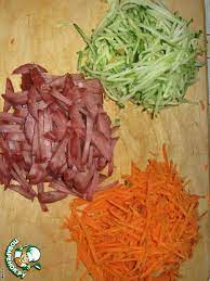Салат из фунчозы – кулинарный рецепт