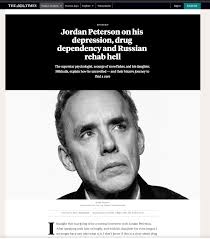 I would read modern man then go straight to red book if i. Why I Stupidly Agreed To An Interview Request From The Sunday Times Jordan Peterson