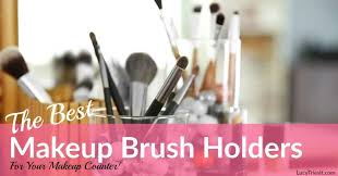 the best makeup brush holder ideas for