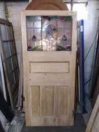 Reclaimed 5 Panel Stained Glass Front