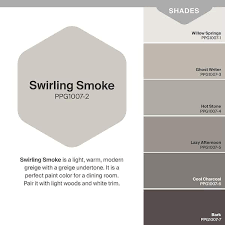 Glidden 8 Oz Ppg1007 2 Swirling Smoke Satin Interior Paint Sample