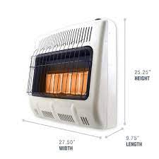 Mr Heater 30 000 Btu Vent Free Radiant Dual Fuel Heater