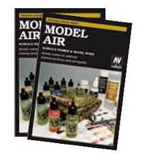 Model Air Washes Primers Hand Painted Color Chart