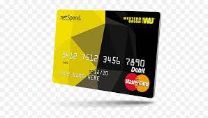 Applicants from the remaining 49 states can head to the western union netspend prepaid mastercard application page and fill in their name, address and email address. Download Western Union Netspend Prepaid Mastercard Card Bluebird A Credit Card Png Free Transparent Png Images Pngaaa Com