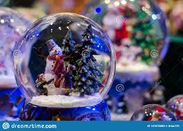 Snow Ball Toy Glass Ball Stock Image Image Of Beautiful