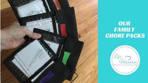 Chore Packs Our Families Chore System