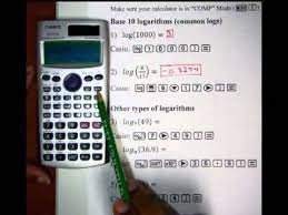 Casio Fx 115 Es Evaluating Logarithms