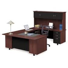 Find the perfect home office furnishings at hayneedle, where you can buy online while you explore our room designs and curated looks for tips, ideas & inspiration to help you along the way. U Shaped Desk Shop Wrap Around Desk With Desk Hutch Nbf Com
