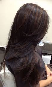 Since there's not a huge contrast, place the highlights evenly. Avedaibw Hair Styles Long Hair Styles Long Dark Hair