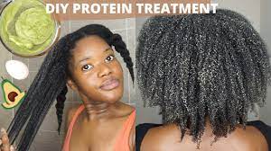 diy natural hair protein treatment for