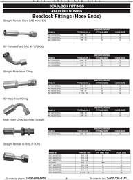 Air Conditioning Hose And Fitting Information Air