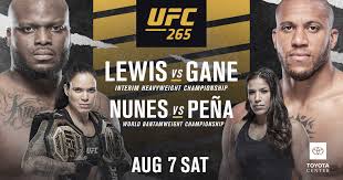 Get yourself hyped for the conclusion of the epic trilogy, saturday july 10, 2021 in las vegas. Ufc 265 Houston Toyota Center