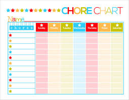 Free 9 Kids Chore Schedule Templates In Pdf Word